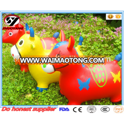 PVC Inflatable jumping animal/pony horse